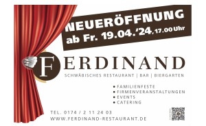 2024 04 19 Eröffnungsflyer Ferdinand