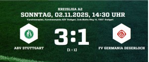 ABV Stuttgart - FV Germania Degerloch 3:1